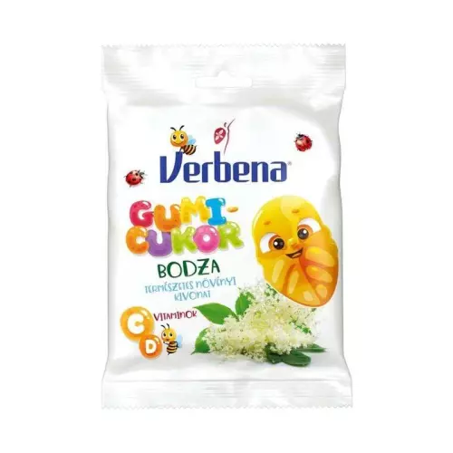 Verbena gumicukor bodza zacskós 90g