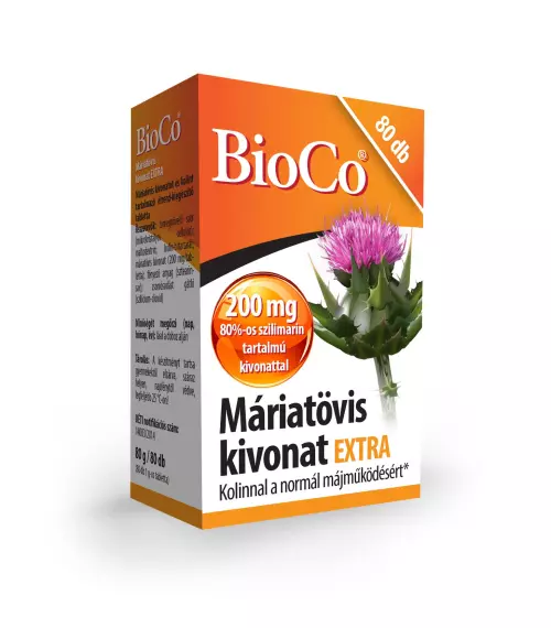 BioCo Máriatövis kivonat extra filmtabletta 80x