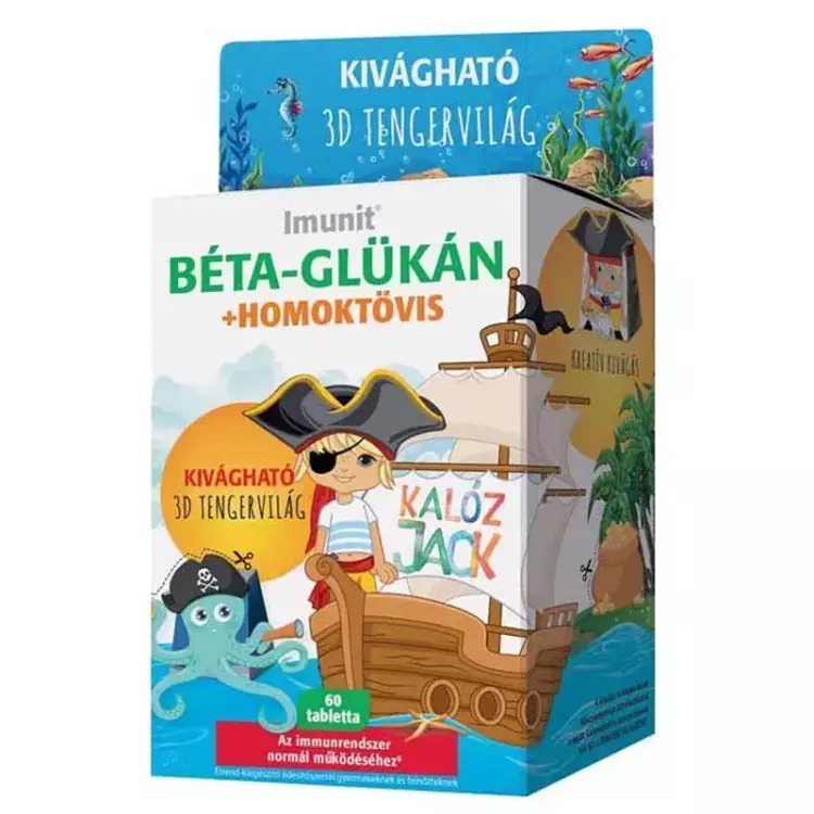 Imunit Kalóz Jack szájban oldódó tabletta 60x Imunit Kalóz Jack szájban oldódó tabletta 60x