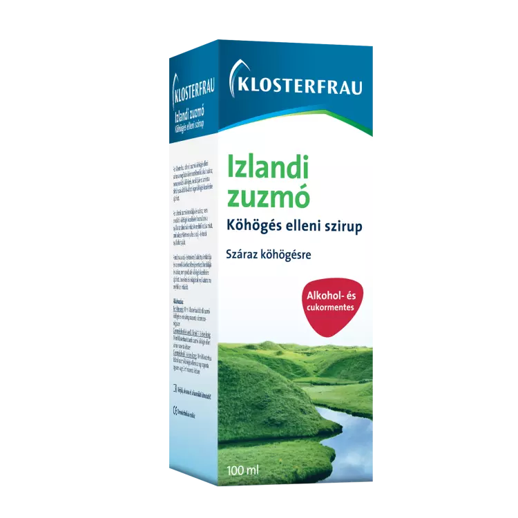 Klosterfrau Izlandi zuzmó szirup köhögés ellen 100ml Klosterfrau Izlandi zuzmó szirup köhögés ellen 100ml