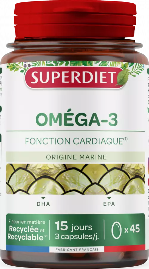 Superdiet omega3 DHA EPA gélkapszula 45x