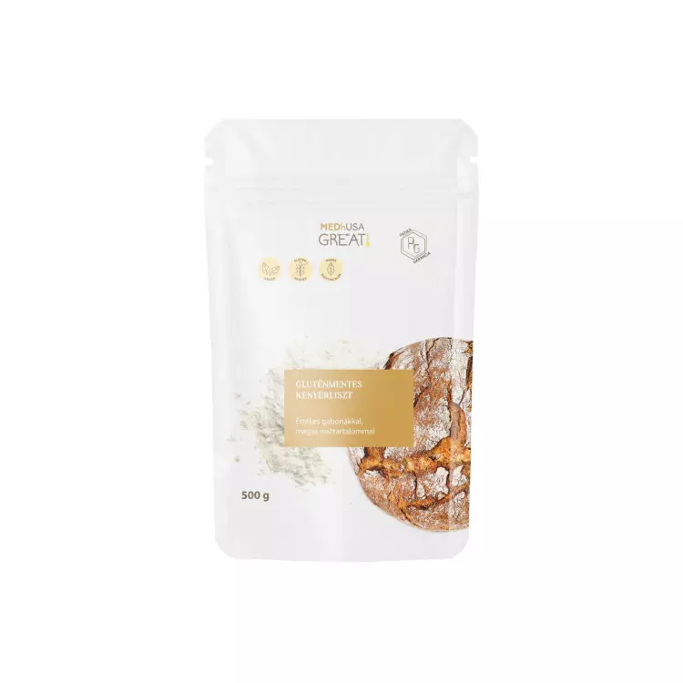 MEDhUSA Gluténmentes Kenyérliszt 500g MEDhUSA Gluténmentes Kenyérliszt 500g