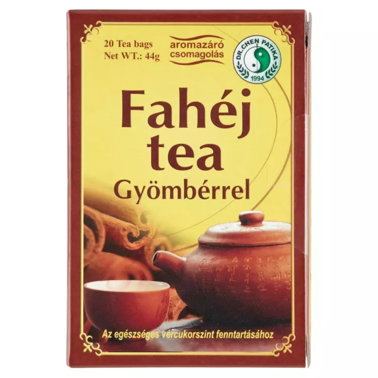 Dr.Chen Fahéj gyömbérrel tea filteres 20x2,2g