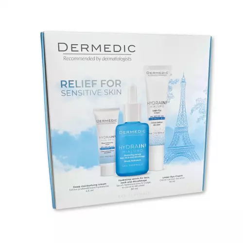 Dermedic Hydrain Szépségcsomag szérum+szemk.ápoló 1x