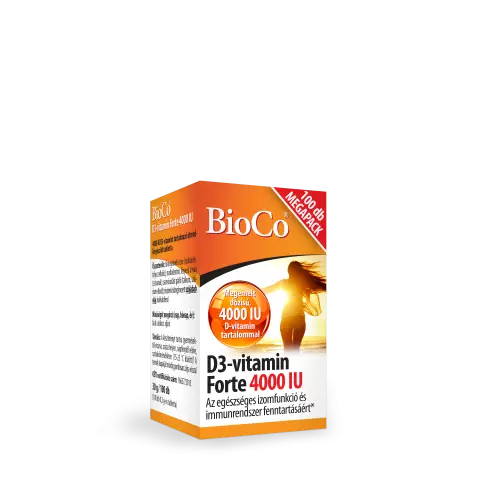 BioCo D3-vitamin 4000 IU forte tabletta 100x