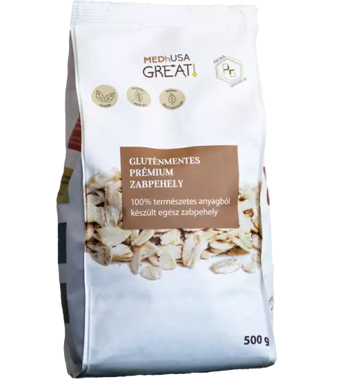 MEDhUSA Gluténmentes Prémium Zabpehely 500g