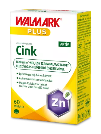 Walmark Cink Aktív tabletta 60x Walmark Cink Aktív tabletta 60x
