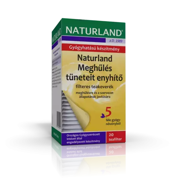 Naturland Meghűlés elleni teakeverék filteres 20x1,8g Naturland Meghűlés elleni teakeverék filteres 20x1,8g