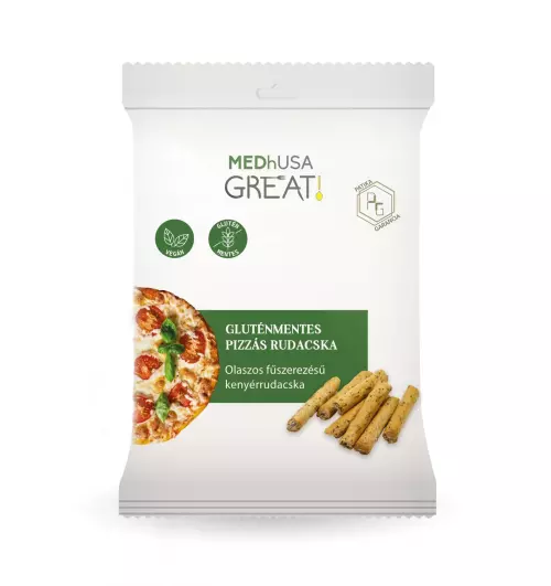 MEDhUSA Great! gluténmentes pizzás grissini 50g