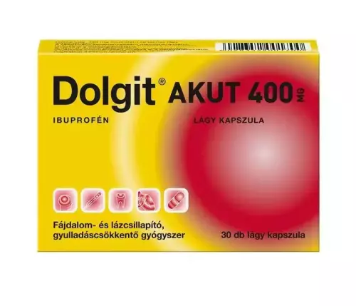 Dolgit Akut 400 mg lágy kapszula 30x