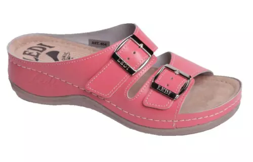 Ledi női bőr papucs lazac színű 404/27 1 pár