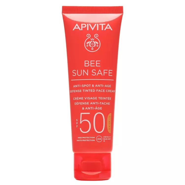 APIVITA BEE SUN SAFE Színezett arckrém SPF50 50ml