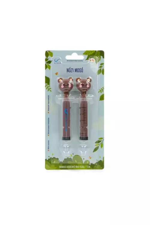 Elysium Nózi Mosó orrmosó fecskendő maci fejjel 2x