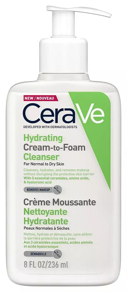 CeraVe Hidratáló habzó krémtisztító 236ml