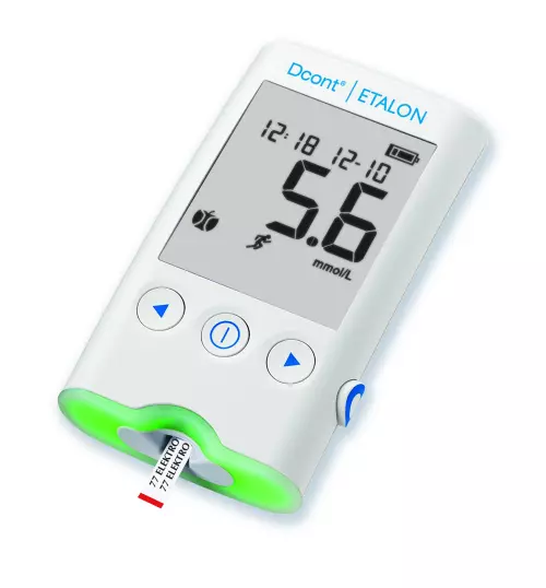 DCont Etalon vércukorszintmérő készülék 1x