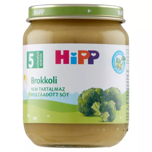 HiPP BIO brokkoli főzelék 5.hó 125g