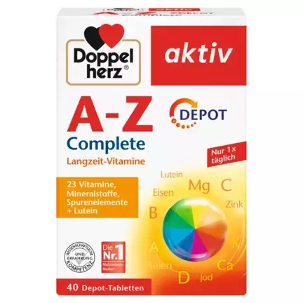 Doppelherz Aktív A-Z Complete multivitamin tabl. 40x Doppelherz Aktív A-Z Complete multivitamin tabl. 40x