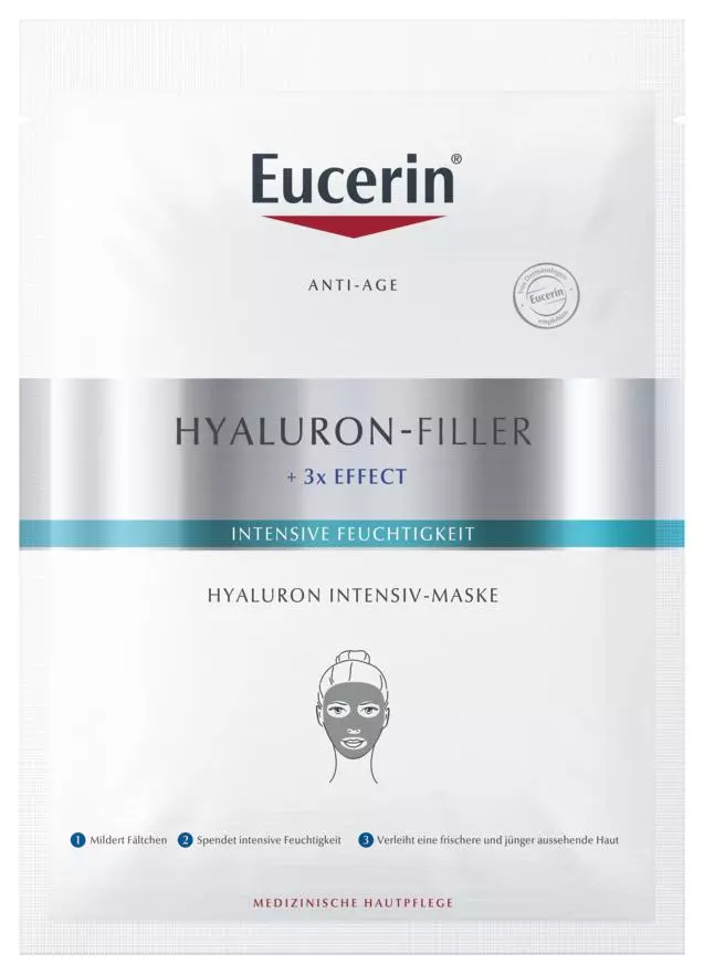 Eucerin HyalFill. Ráncfeltöltő fátyolmaszk 1x Eucerin HyalFill. Ráncfeltöltő fátyolmaszk 1x