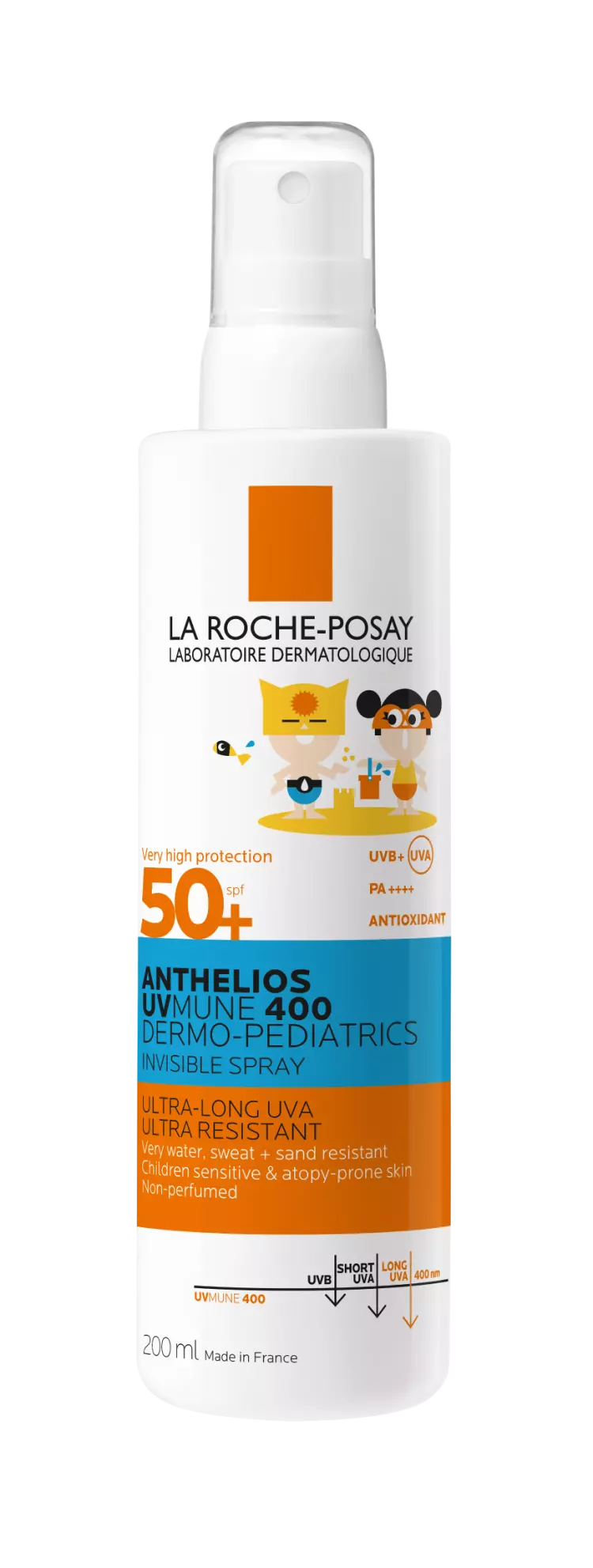 La Roche-Posay Anthelios UV MUNE 400 gyerek spray SP50+ 200ml La Roche-Posay Anthelios UV MUNE 400 gyerek spray SP50+ 200ml