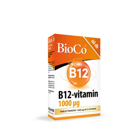 BioCo B12-vitamin 1000 mcg étrendkiegészítő tabl. 60x BioCo B12-vitamin 1000 mcg étrendkiegészítő tabl. 60x