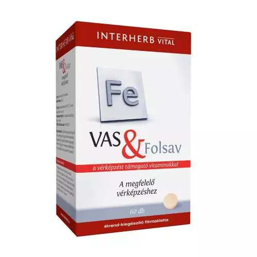 Interherb Vas+ Folsav tabletta 60x