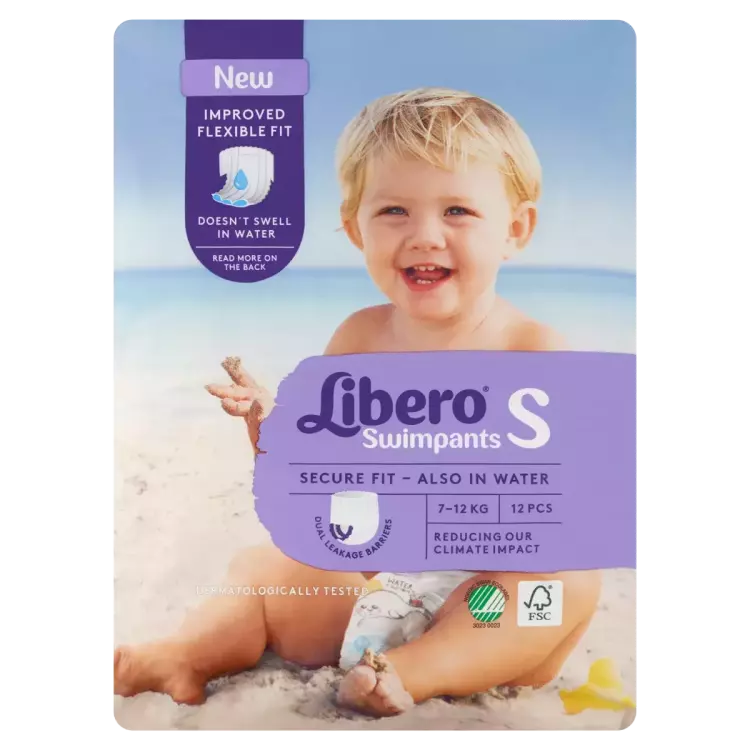 Libero úszópelenka S 7-12kg 12x Libero úszópelenka S 7-12kg 12x