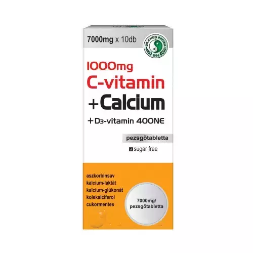 Dr.Chen C-vitamin 1000 mg Ca D3 400 NE pezsgőtabl. 10x