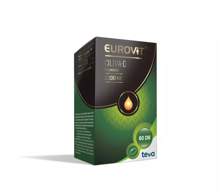 Eurovit Oliva-D 2200 NE étrendkieg. kapszula 60x Eurovit Oliva-D 2200 NE étrendkieg. kapszula 60x