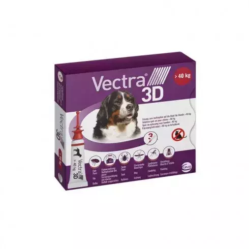 Vectra 3D rácsep. old. 8ml XL 40-66 kg kutya A.U.V 3x