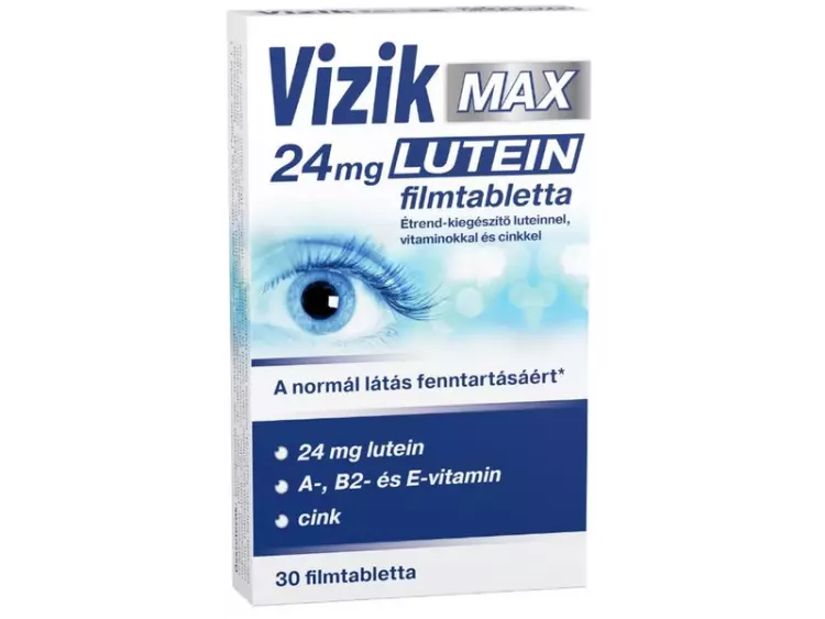 Vizik MAX lutein 24 mg étrendkiegészítő filmtabl. 30x