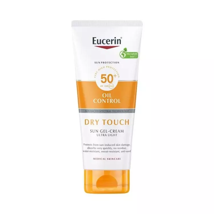 Eucerin Sun Oil Control Dry Touch napozó krém-gél testre SPF50+ 200ml Eucerin Sun Oil Control Dry Touch napozó krém-gél testre SPF50+ 200ml