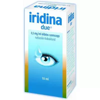 Iridina Due 0,5 mg/ml oldatos szemcsepp 1x10ml Iridina Due 0,5 mg/ml oldatos szemcsepp 1x10ml