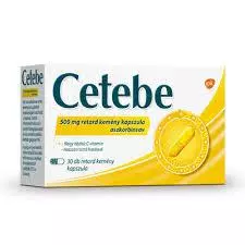 Cetebe 500 mg retard kemény kapszula 30x