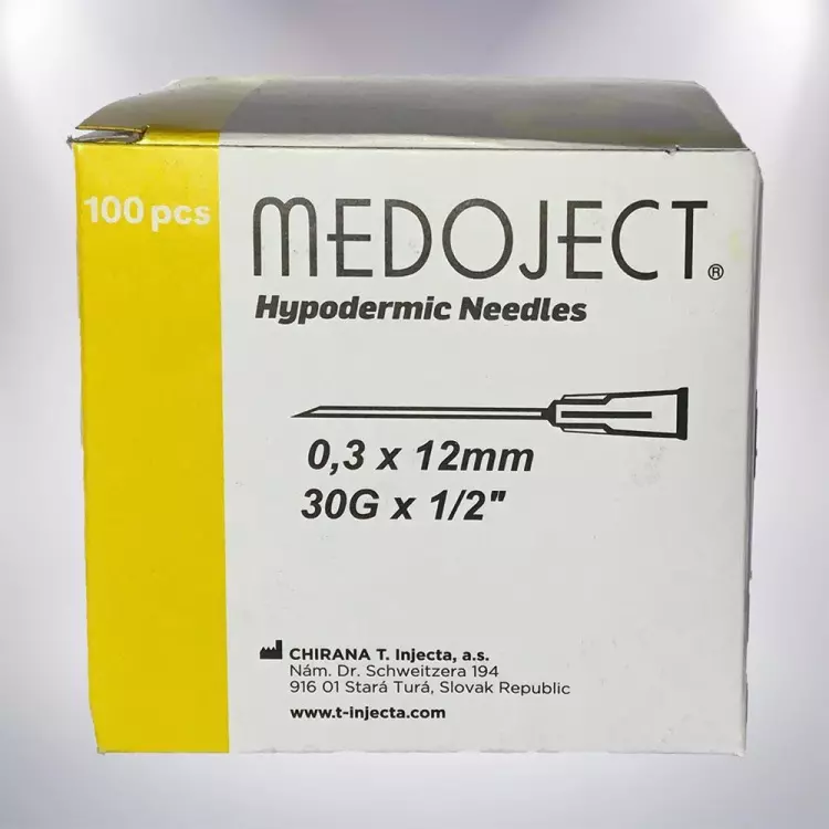 Inj. tű e.h. 30 G 1/2 0,3x12 mm Medoject 100x Inj. tű e.h. 30 G 1/2 0,3x12 mm Medoject 100x