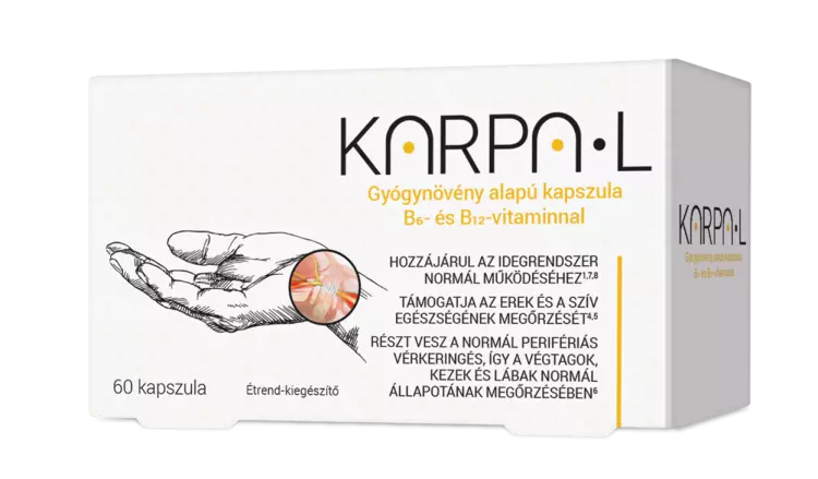 Karpa-L gyógynövénytartalmú kapszula 60x Karpa-L gyógynövénytartalmú kapszula 60x