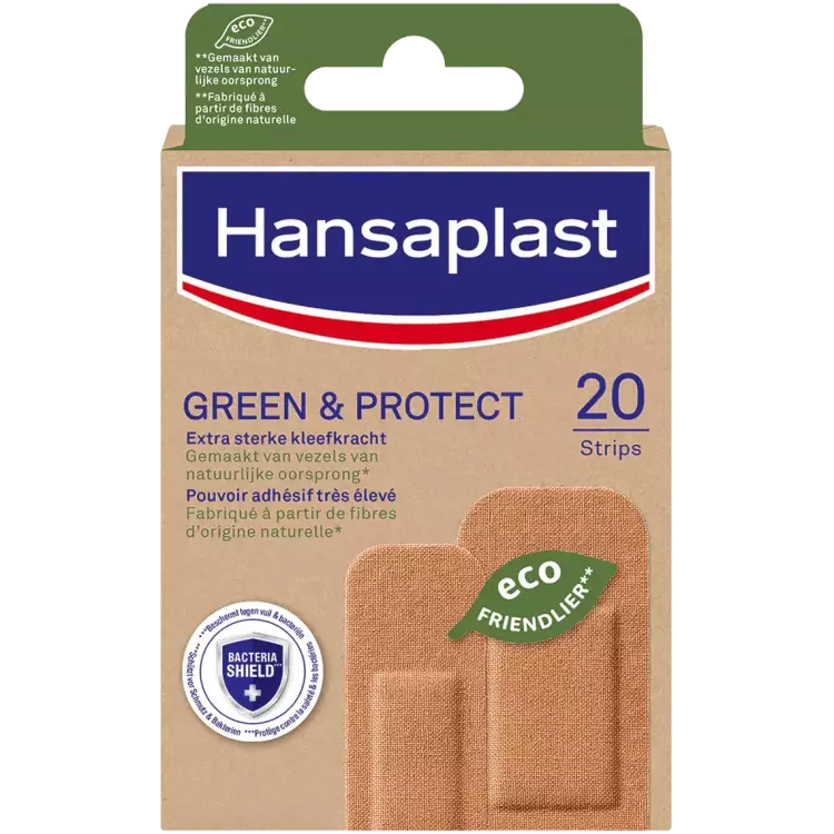 Hansaplast Green/Protect Ökobarát sebtapasz 20x Hansaplast Green/Protect Ökobarát sebtapasz 20x