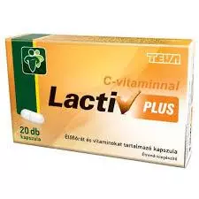 Lactiv Plusz élőflóra+vitamin étrendkieg. kapszula 20x