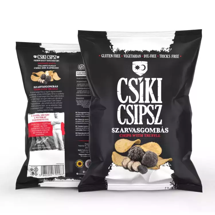 Csíki Csipsz szarvasgombás chips 50g Csíki Csipsz szarvasgombás chips 50g