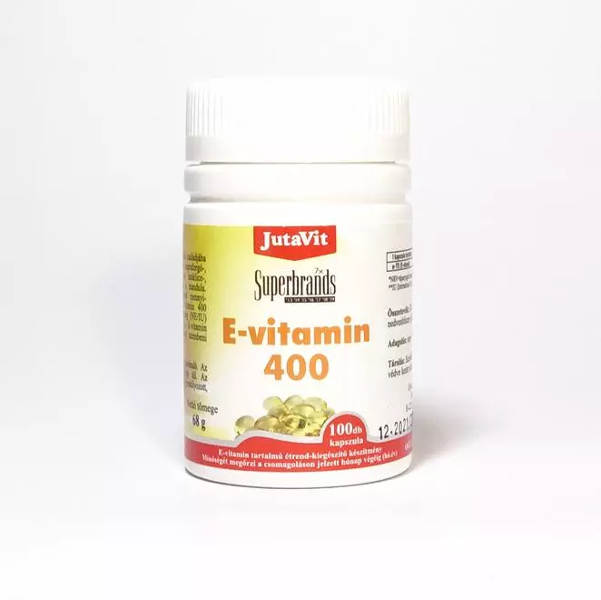 JutaVit E-vitamin 400 mg kapszula 100x JutaVit E-vitamin 400 mg kapszula 100x