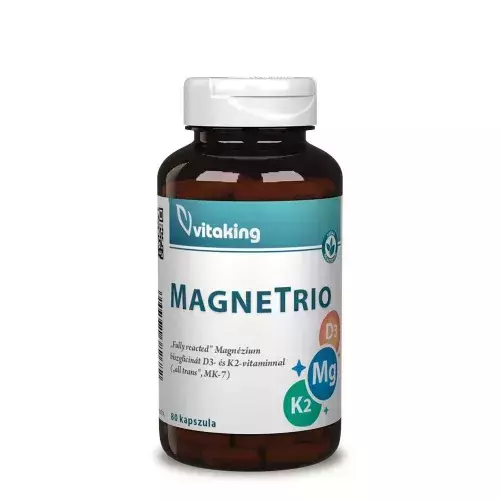 Vitaking MagneTrio Mg-biszglicinát K2 D3 kapszula 80x