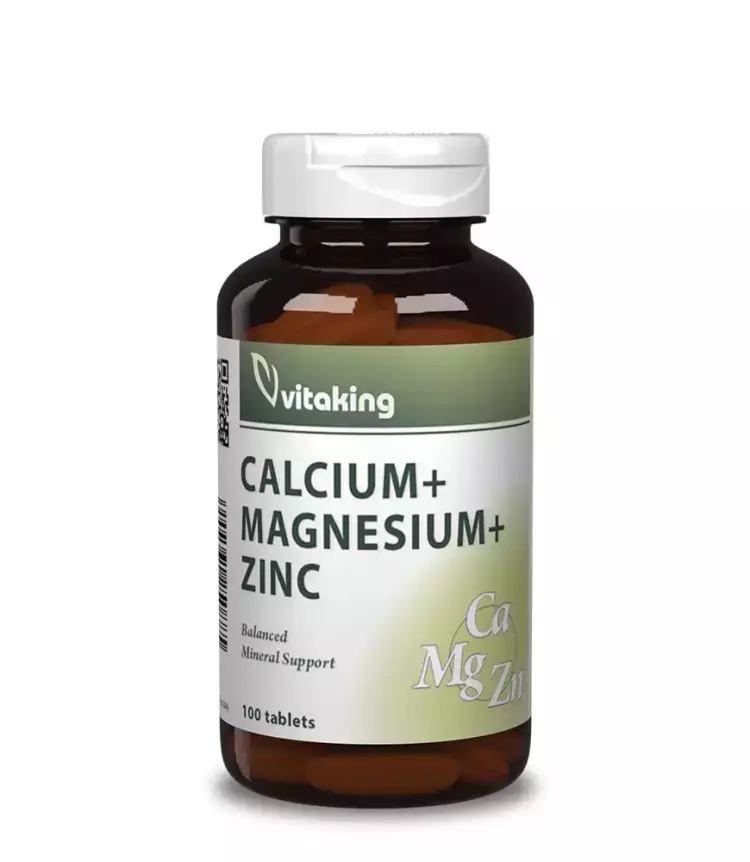 Vitaking Calcium Mg Cink tabletta 100x Vitaking Calcium Mg Cink tabletta 100x