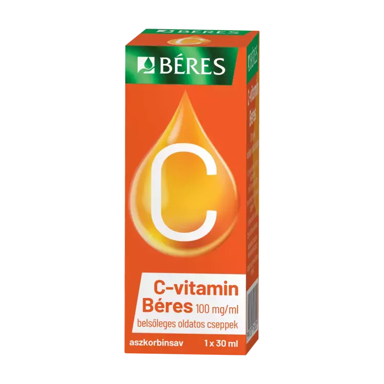 C-vitamin Béres 100 mg/ml bels. oldatos cseppek 1x30ml C-vitamin Béres 100 mg/ml bels. oldatos cseppek 1x30ml