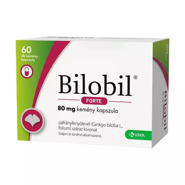 Bilobil Forte 80 mg kemény kapszula 60x Bilobil Forte 80 mg kemény kapszula 60x