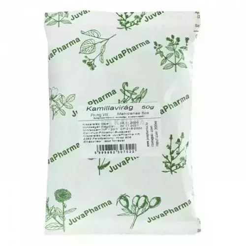 Kamillavirág tea JUVAPHARMA 50g Kamillavirág tea JUVAPHARMA 50g