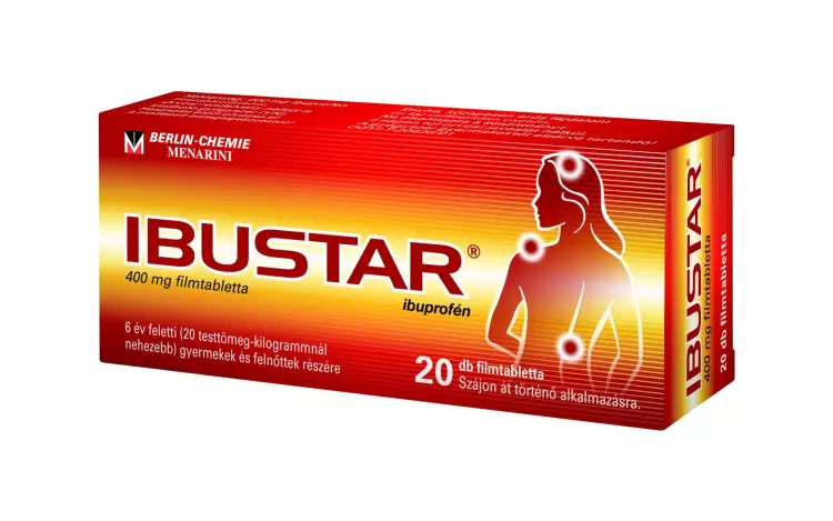 Ibustar 400 mg filmtabletta 20x Ibustar 400 mg filmtabletta 20x