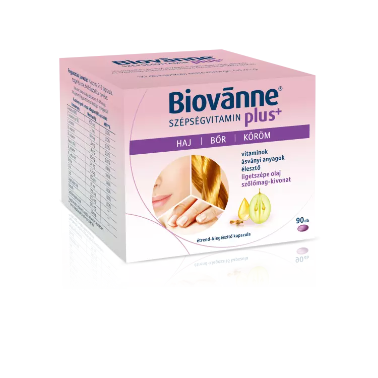 Biovanne Plus szépségvitamin kapszula 90x