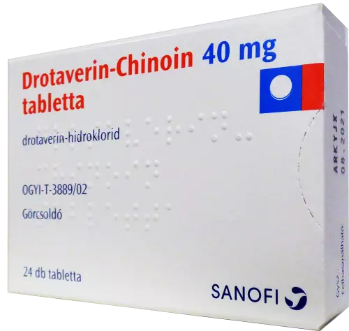 Drotaverin-Chinoin 40 mg tabletta 24x