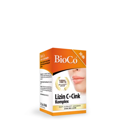 BioCo Lizin C+Cink komplex tabletta 30x BioCo Lizin C+Cink komplex tabletta 30x