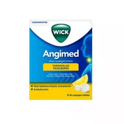 Angimed citrom szopogató tabletta 24x Angimed citrom szopogató tabletta 24x