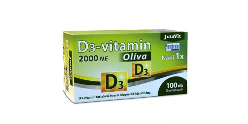 JutaVit D3-vitamin 2000 NE Oliva lágy kapszula 100x
